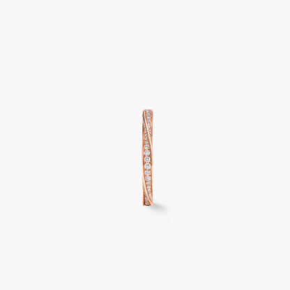 Spiral Pavé Diamond Band